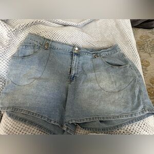 Northcrest Light Blue Denim Shorts
